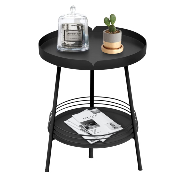 Rustproof Metal Outdoor Side Table for Patio, Yard, and Balcony