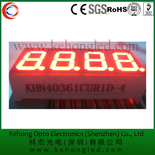 0.36inch 4 digit led alphanumeric display RED