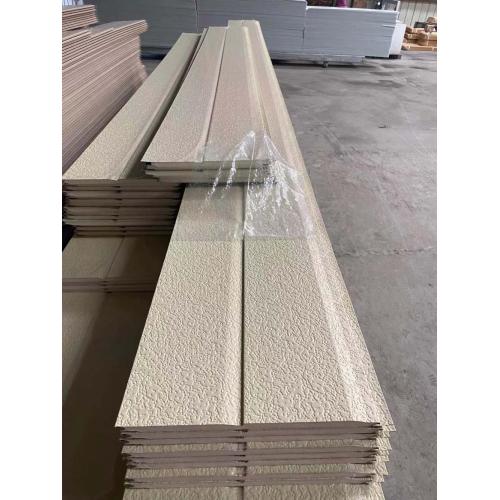 Galvanized embossed Fire proof exterior and interior 16mm insulation metal PU sandwich panel