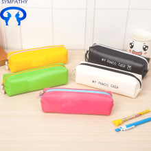 Customized cute PU leather creative pencil case