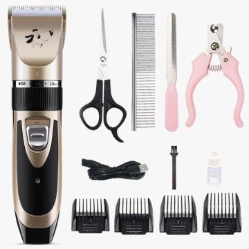 Professional Pet Hair Trimmer USB Rechargeable Electric Dog Cat Hair Clipper Grooming Shaver Cutter Pets Haircut Machine