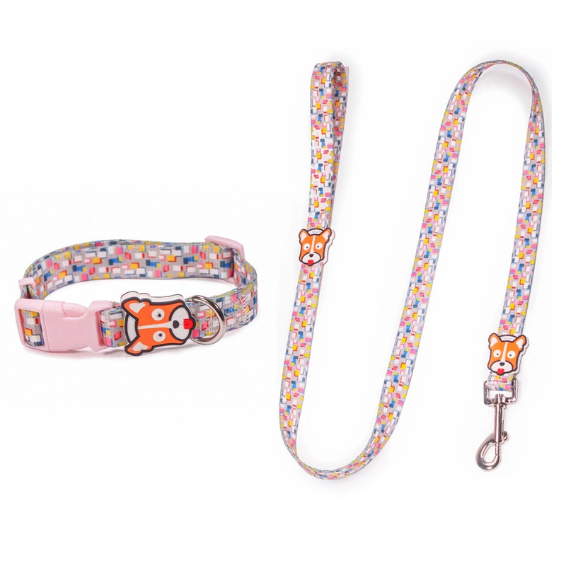 Nylon Pet Collar Leash Cat Leash Puppy Collar Leash