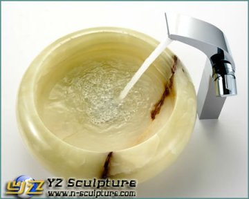 Elegant Natrual Stone Round Sinks