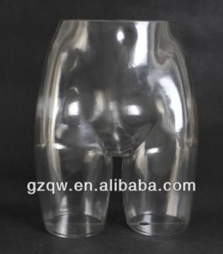 Alibaba fashion cheap underwear PC transparent mannequin torso