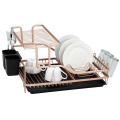 2 Tier Rose Gold Dish Drying Rack