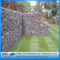 Galvanized Wire soldado gabion / cesta de pedra