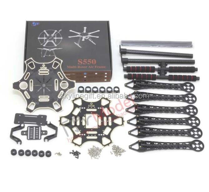 S550 F550 500 Upgrade Hexacopter Frame Kit with Unflodable Landing Gear for FPV Quadcopter Drone