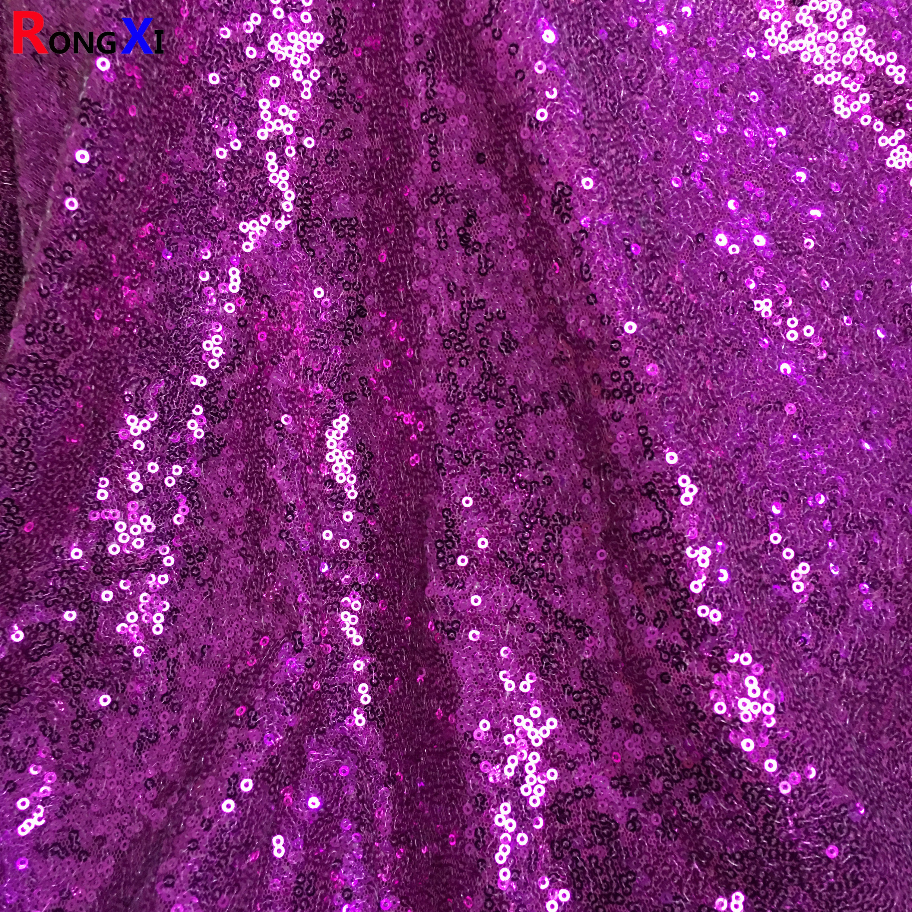 RXF0725  3MM Great Price  Navy Sequin Fabric