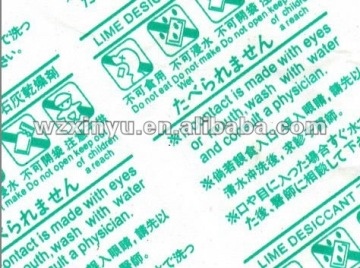 Desiccant packing nonwoven paper