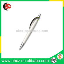 promotional ball pen , plastic ball point pen , white pen