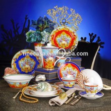 47 Pieces Luxury Royal Bone China Dinner set