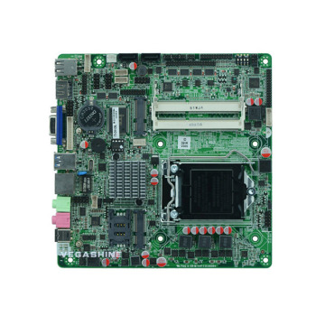 Support LGA1150 I3 / I5 / I7 Ultra Thin Mini Itx Embedded Mainboard 6 COM