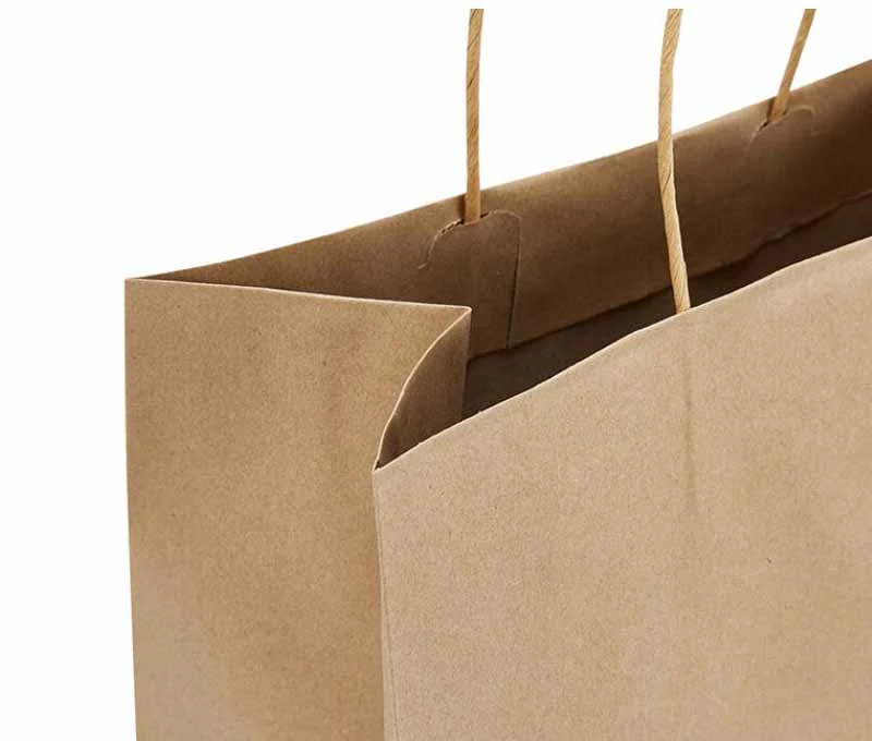 Wholesales Custom Logo Printed Cheap Recycled Take Away Food Packaging Shopping Paper Bag with Twisted/Flat Handles