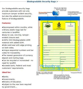 Plastic Bank Deposit Bags Plastic Security/Deposit Bags, Coin Hopper Bags Coin Bags Hopper Bags, Strap Bags Currency Bags