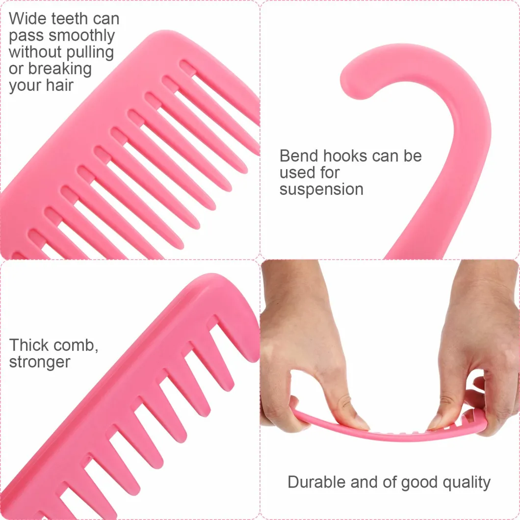 Pink Widetooth Comb for Tangle Brush