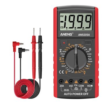 AN9205A Digital Multimeter Without Battery