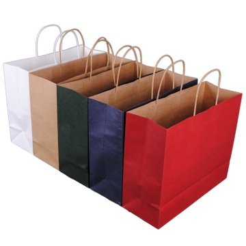 Ecofriendly Kraft Paper Bags With Twisted Handle