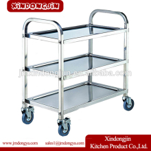PRD-L3 stainless steel housekeeping serving kitchen trolley