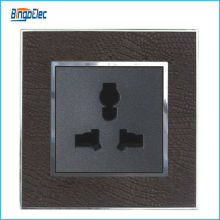 leather panel 250V 10A 3pin MF socket
