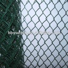 green plastic coated chain