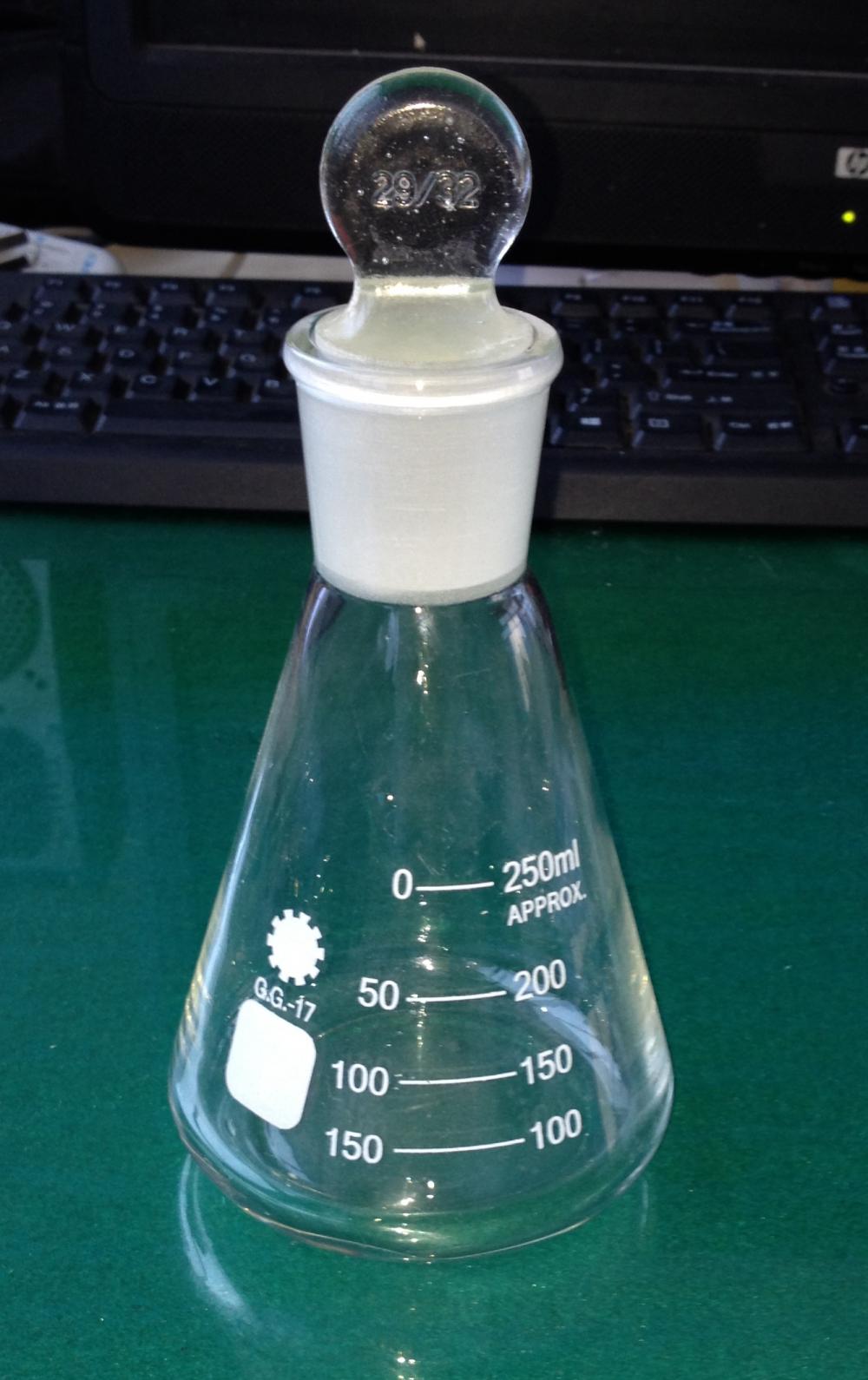 Conical Flask with Ground-in Glass Stopper