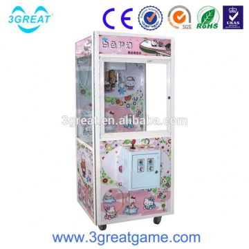 Arcade coin operated toy crane vending machine
