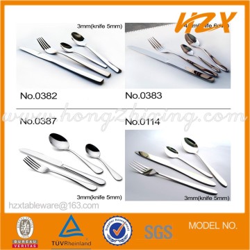 Stainless steel cutlery