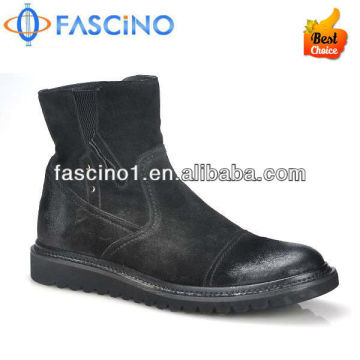 New men leather boots casual