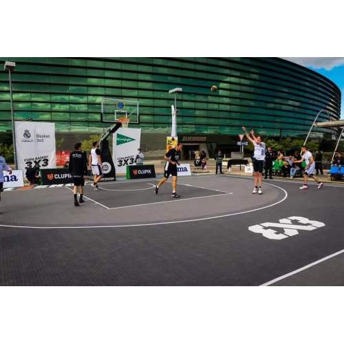 FIBA 3x3 Officiële rechtbank SES Elite Interlocking Tiles goedgekeurd door FIBA ​​&amp; FIBA ​​3x3