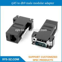 wholesale high quality rj45 to db9 male modular adapter