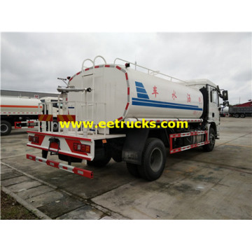 180HP 11m3 SHACMAN Water Tanker Trucks