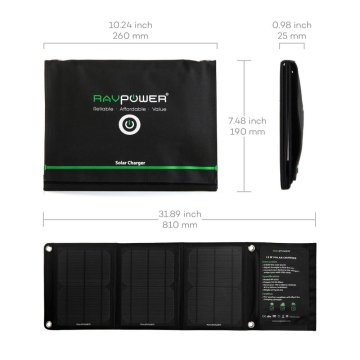 Foldable solar charger mobile phone solar charger USB output charger