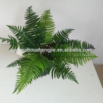 SJ3001020 Artificial Plastic green Boston Fern Bush