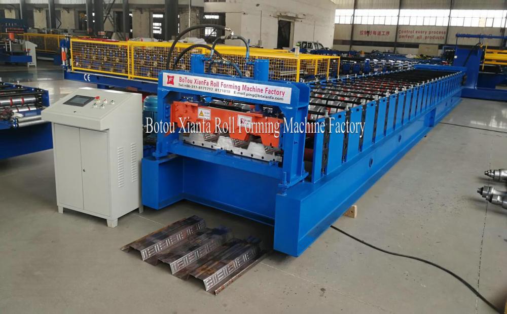 Trapezoidal Profile Roofing Floor Deck Roll Forming Machine