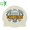 Printed Silicone Funny Swim Cap untuk Dewasa Grosir