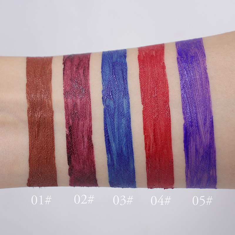 5 colors mascara Colorful mascara Rich dense and MultiColored Colorful waterproof mascara