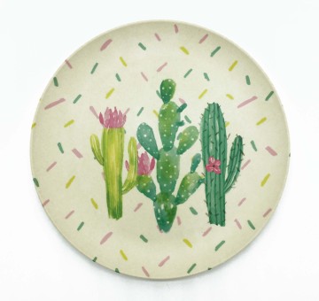 Custom bamboo plate set making machine bamboo wood plate