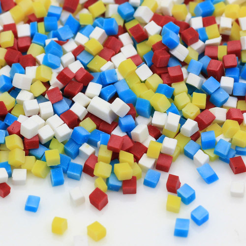 Großhandel mehrfarbige weiche Schleimfüllungen Lieferung ca. 2mm Miniatur bunt niedlichen Polymer Clay DIY Dekoration Zubehör