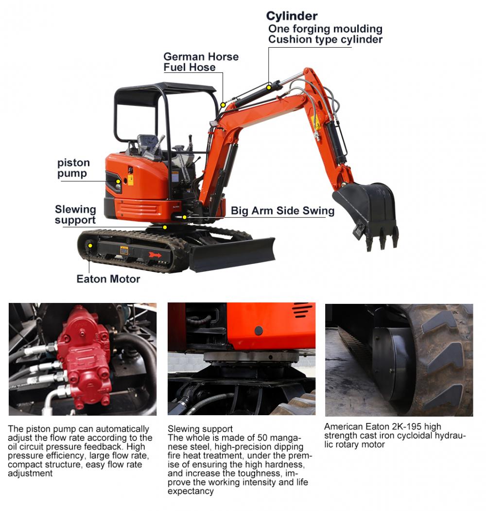 Nuoman Mini Excavator 3ton