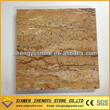 High quality polishe travertine walnut tile