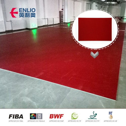 Suelo de tenis de mesa de grosor grueso de 7,0 mm certificado por la ITTF