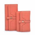 Echtes Leder Trifold Kleine Geldbörse Lady Red Purse