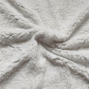 100% Polyester Cotton Sherpa Fleece Fabric