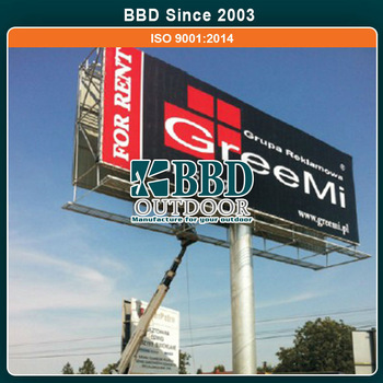 Unipole outdoor billboard companies advertising marketing billboard