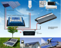 Controlador de carga solar PWM 10A 12V/24V Controlador de ventilador