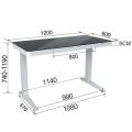 Mesa de pie de Altura Ajustable Hollin