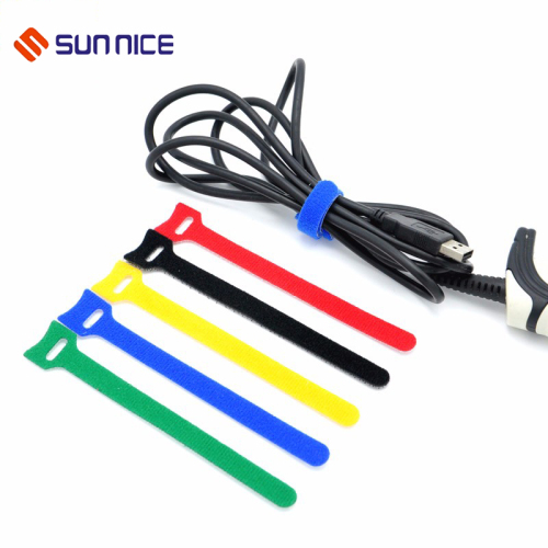 Hook and Loop Adjustable Strap for Cable Tie