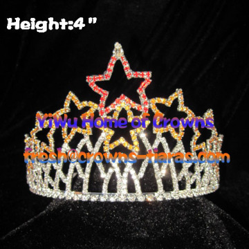 4inch Star Rhinestone Pageant Crowns