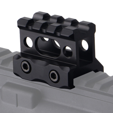 3 Slots 1" Slim Picatinny Short Riser Mount