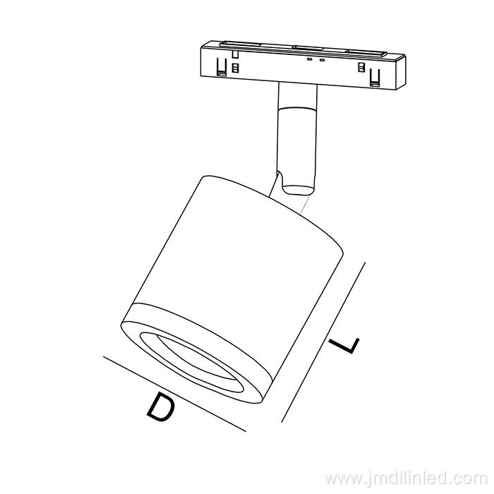 8W Magnetic LED Track light